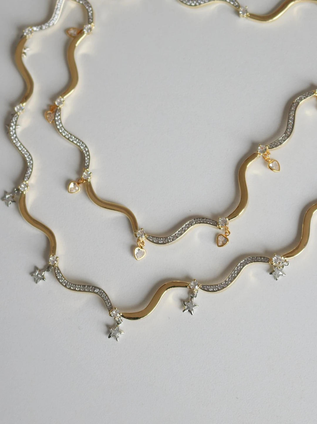 Wave Heart Necklace