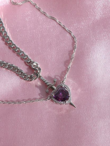 Snow White and the Huntsman Coloured Couple Necklace