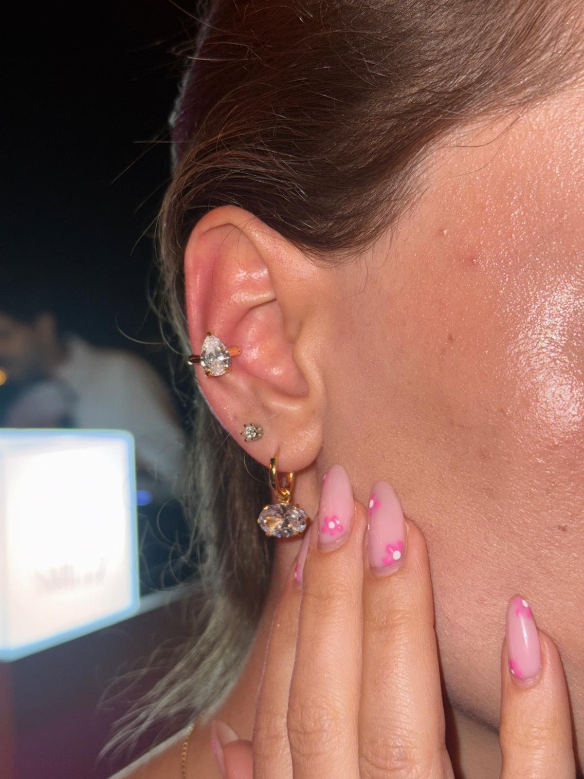 Elegance Earcuff Earrings 925 Silver
