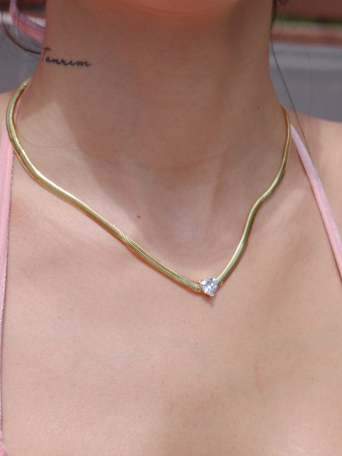 Elegant Heart 925 Silver Necklace
