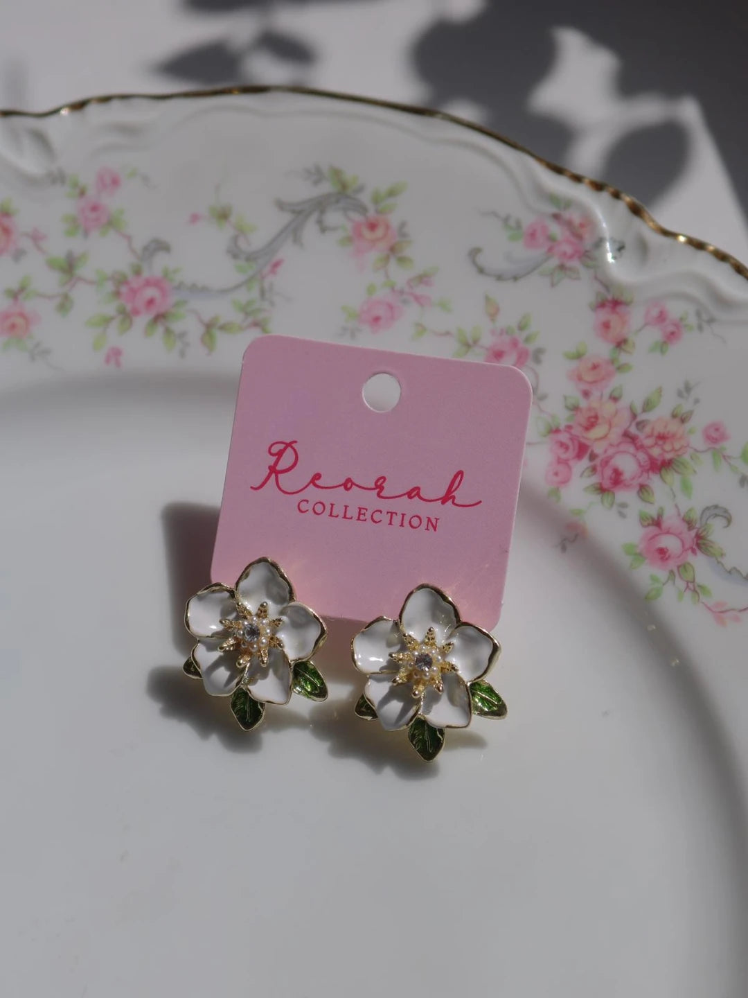 Rose Mallow Earring