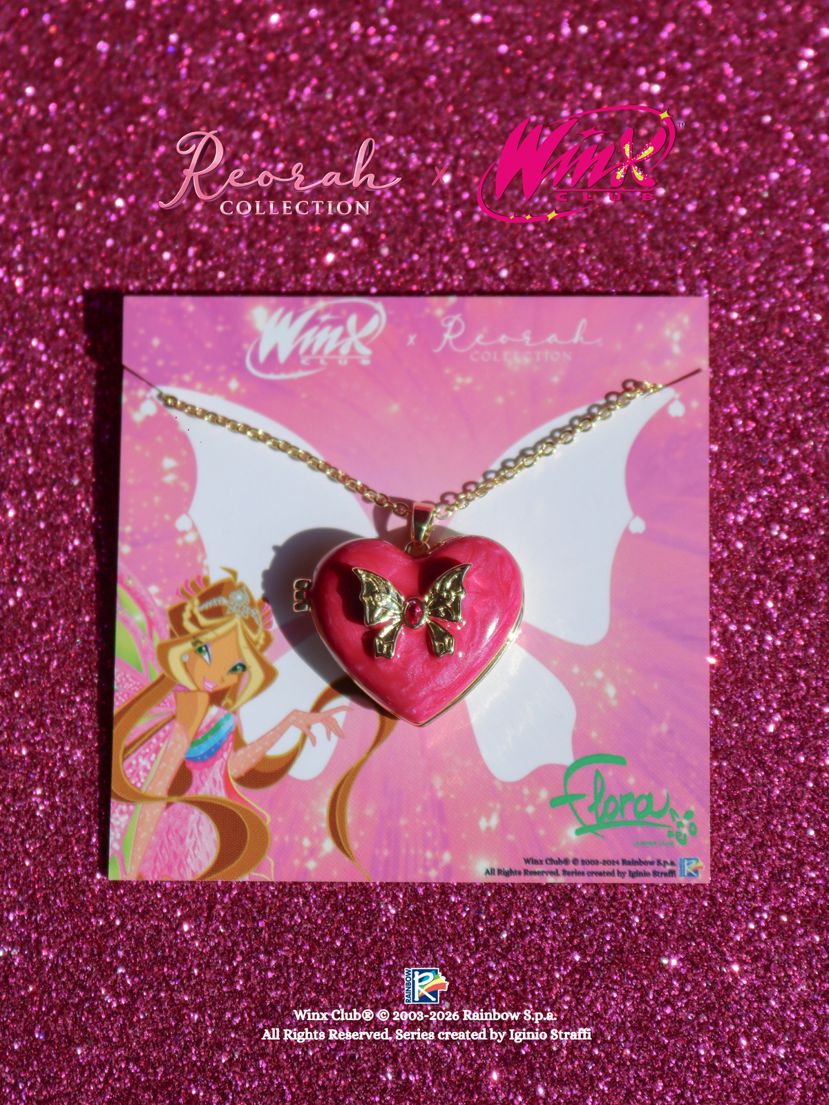 Winx Club® Flora Enchantix Love Locket Necklace