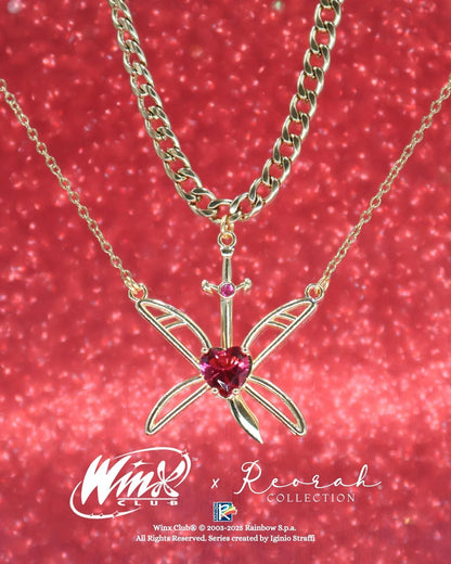 Winx Club® Musa and Riven Couple Necklaces