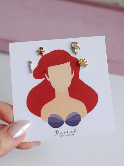 Ariel Stud Earring Set