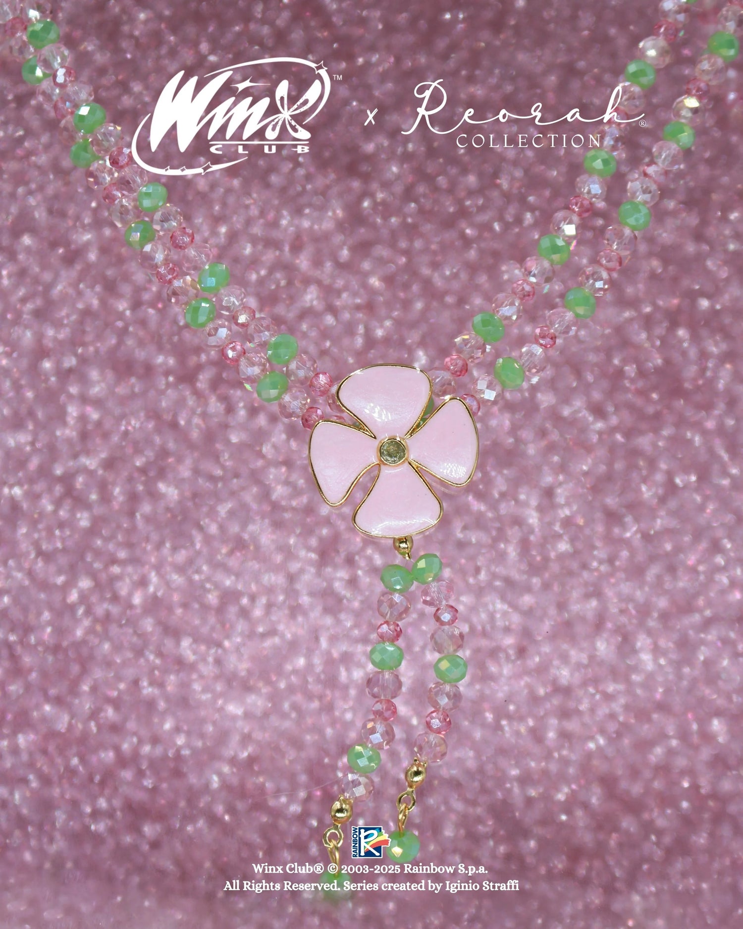 Winx Club® Flora Flower Beaded Choker Necklace