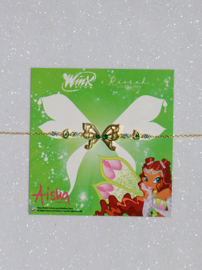 Winx Club® Aisha Enchantix Wings 925 Silver Bracelet