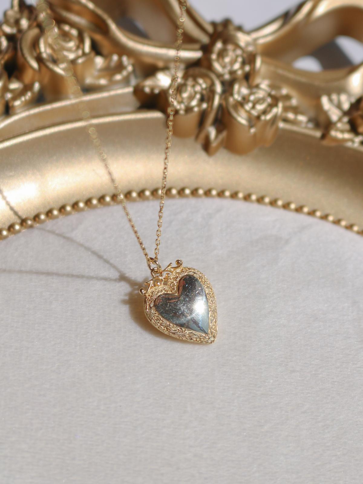 Secret Heart Personalized Photo Locket Necklace