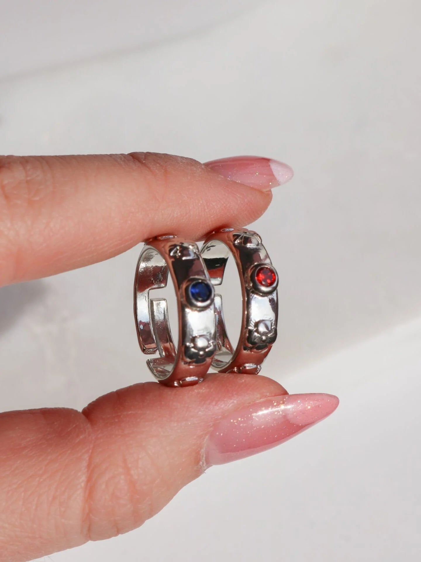 Howl's Moving Chateau Rings, Couple Ring Set, Anime Rings