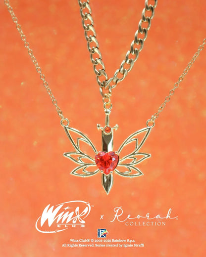 Winx Club® Stella and Brandon Couple Necklaces