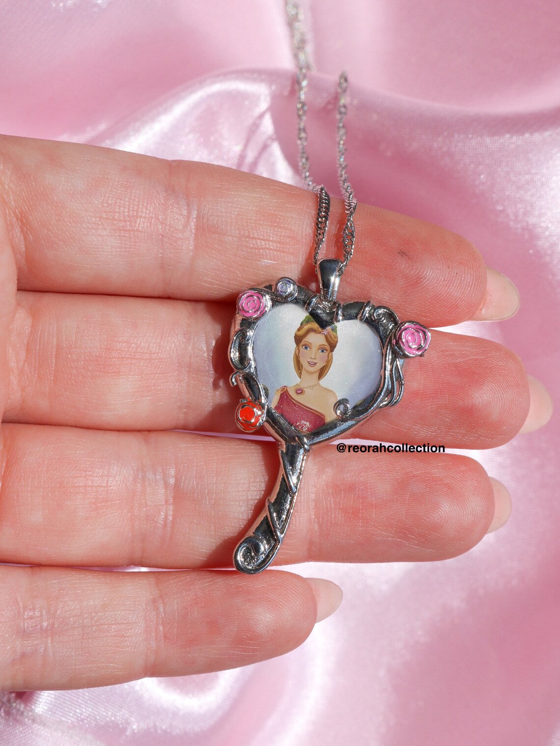 Diamond Chateau Melody Mirror Necklace, Friendship Necklaces