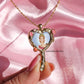 Diamond Chateau Melody Mirror Necklace, Friendship Necklaces