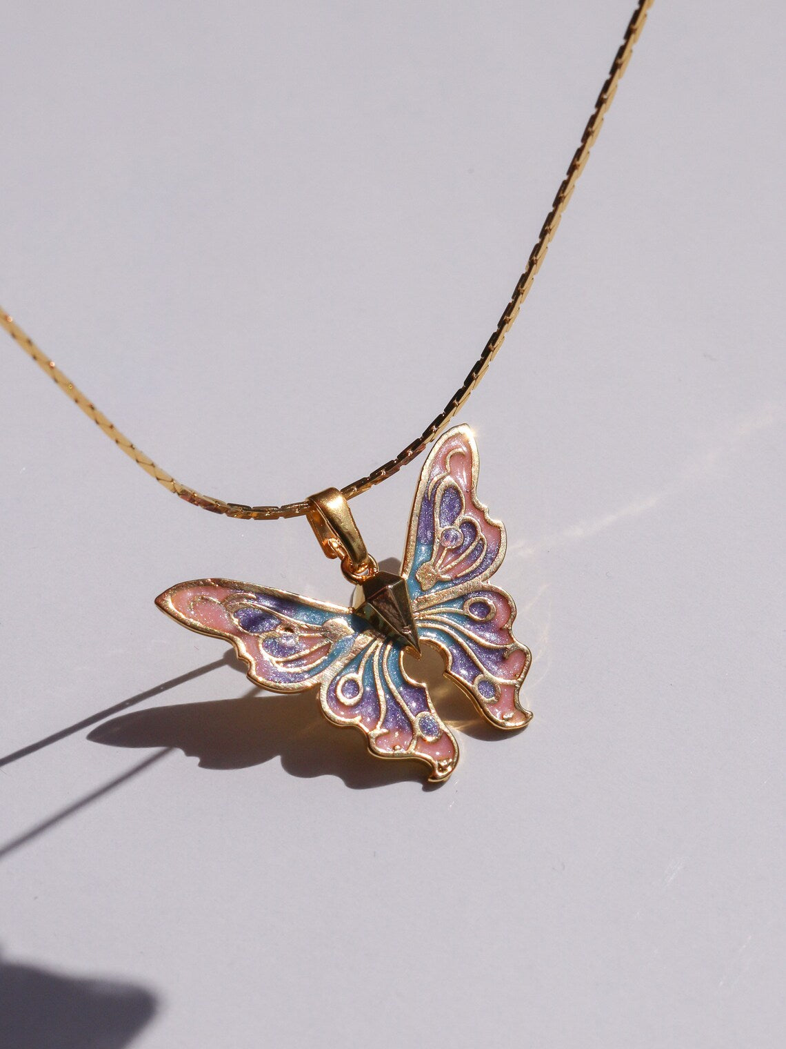 Fairy Elina Necklace, Butterfly Necklace