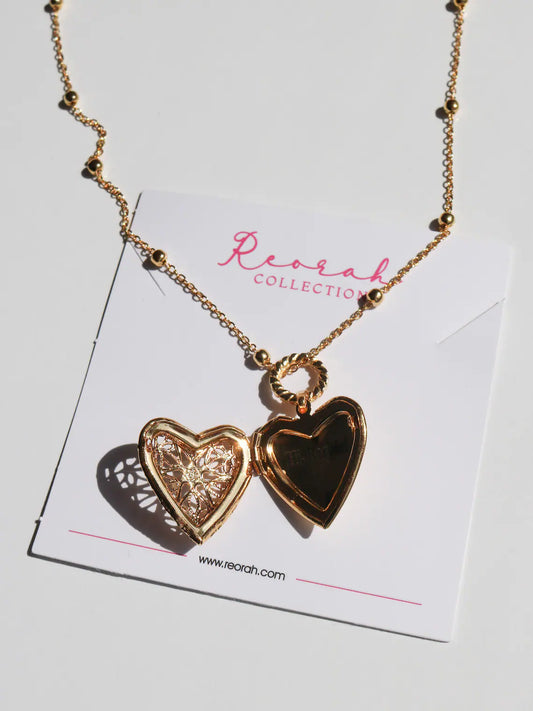 Heart Shaped Locket Necklace vol5