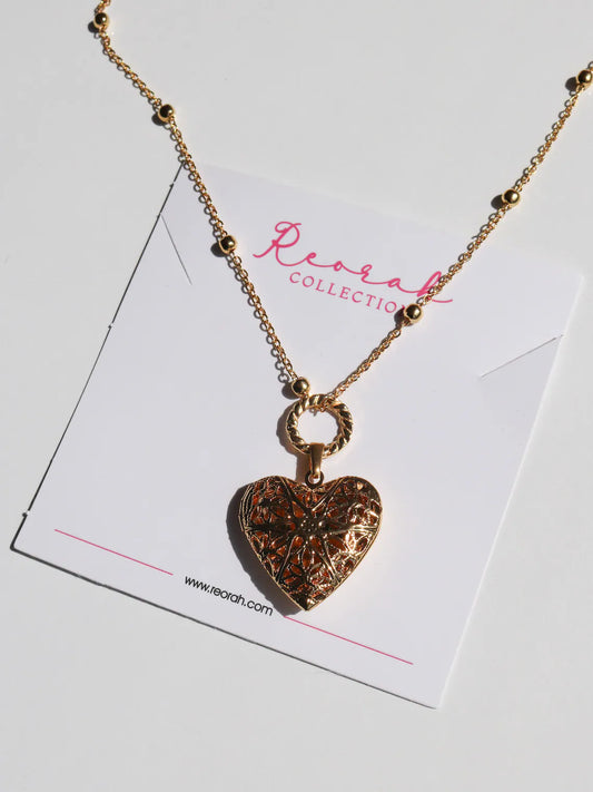 Heart Shaped Locket Necklace vol5