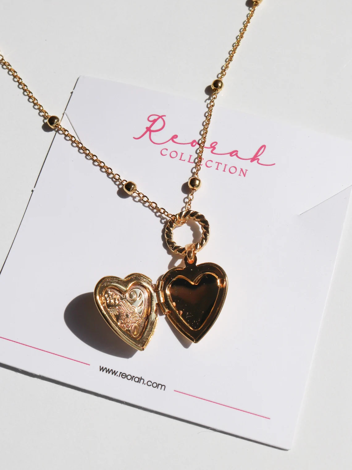 Heart Motherhood Locket Necklace