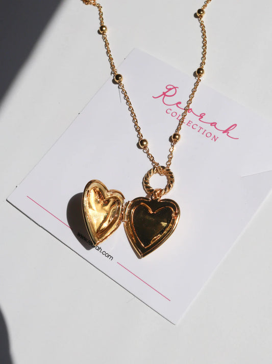 Heart Shaped Locket Necklace vol4