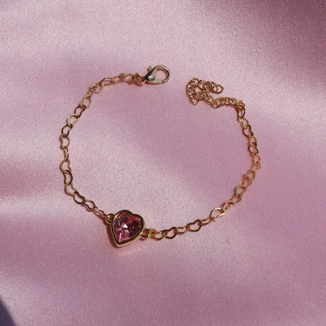 Minimal Princess School Bracelet, Princess Blair Heart Bracelet