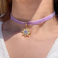 Rapunzel Purple Sun Choker, Princess Necklace