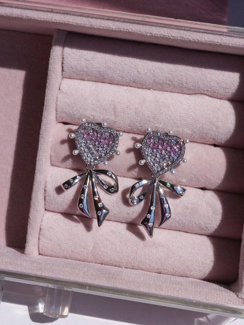 Coquette Heart Earrings