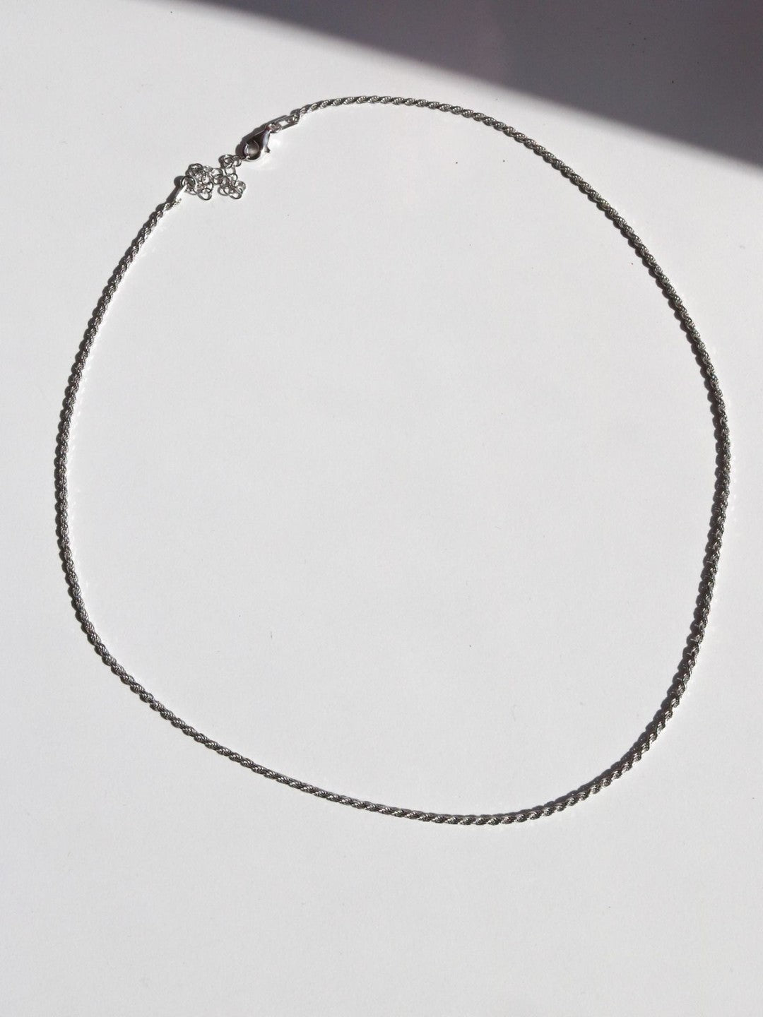 Braided Chain Necklace, 925 Sterling Silver