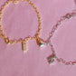 Our Heart is One Couple Bracelet, 925 Sterling Silver