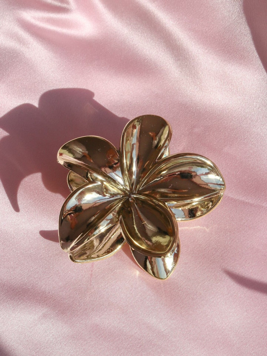 Gold Lotus Hair Clip