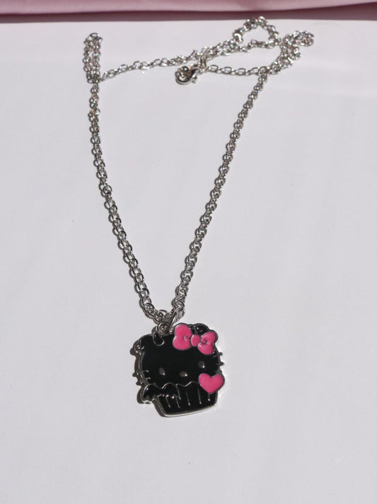 Dark Angel Hello Kitten Necklace