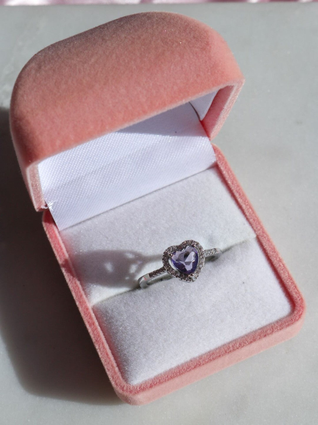 Sparkly Heart Ring