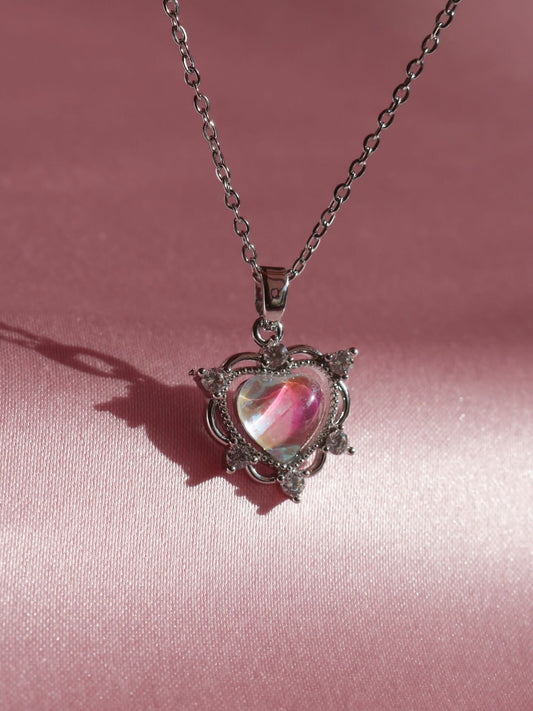 Dreamy Heart Steel Necklace