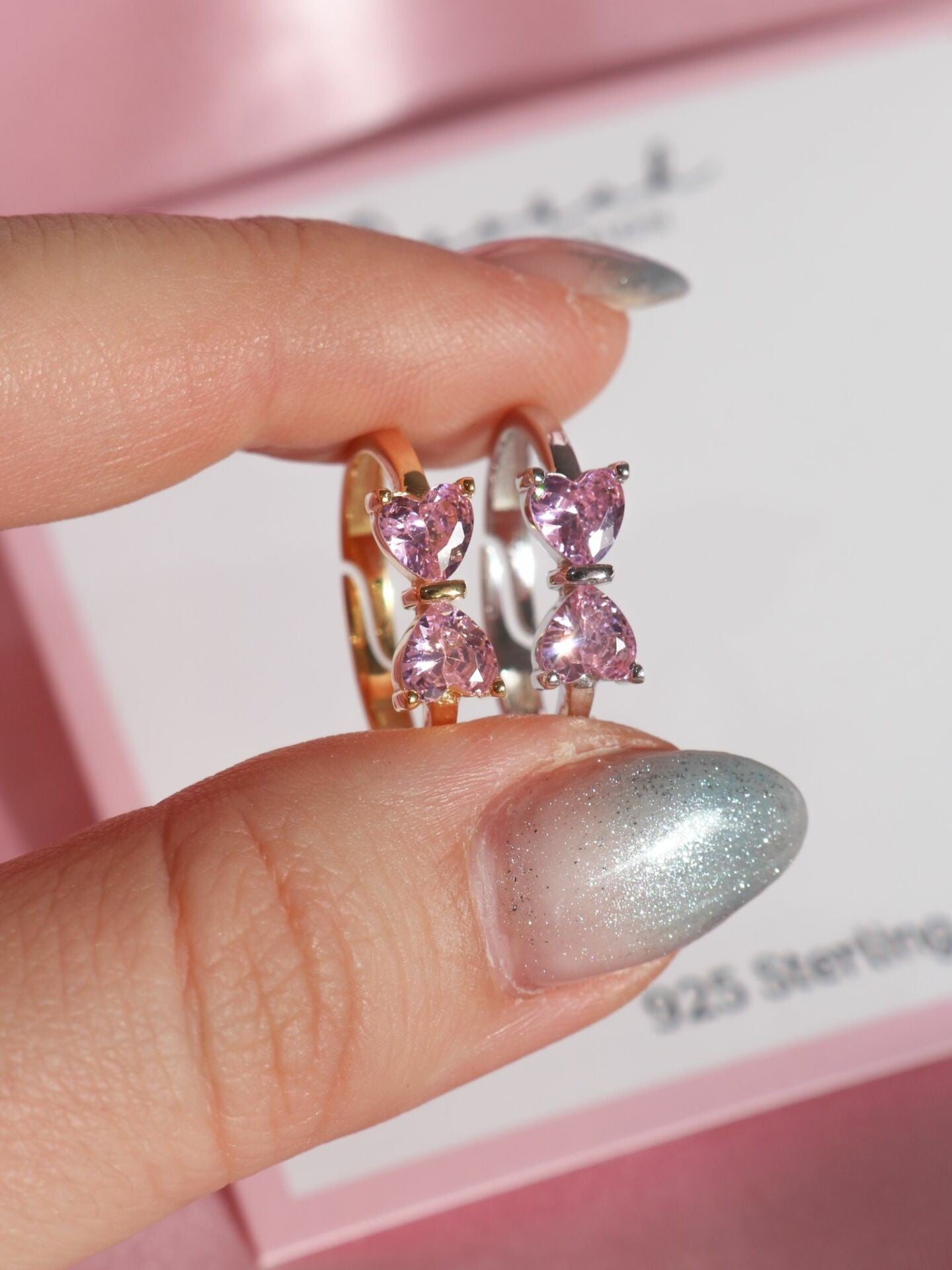 Pink Ribbon Ring, 925 Sterling Silver – Reorah - Reoriva LLC