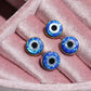 Opal Evil Eye Earrings, 925 Sterling Silver