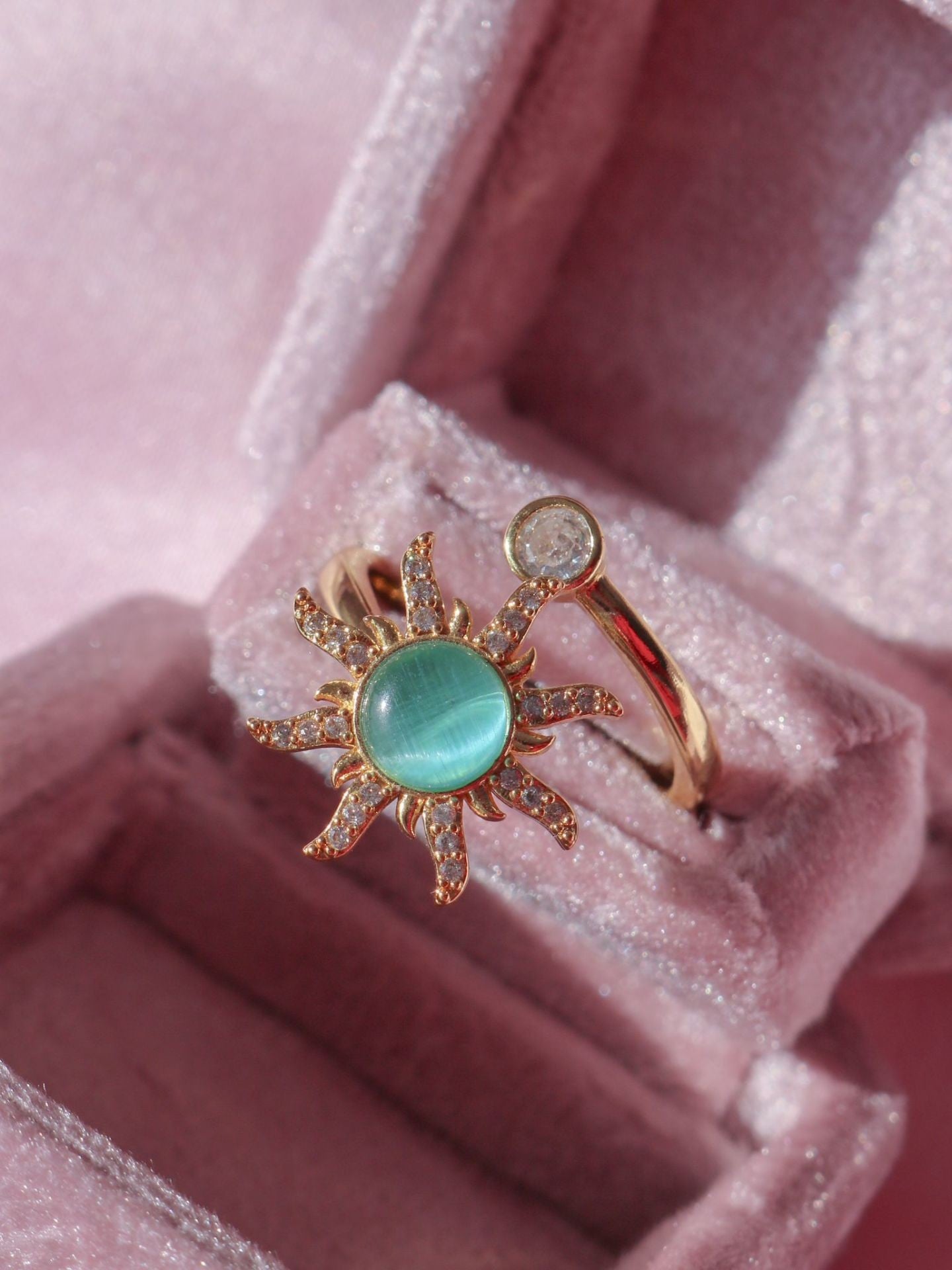 Blue Sun Fidget Ring