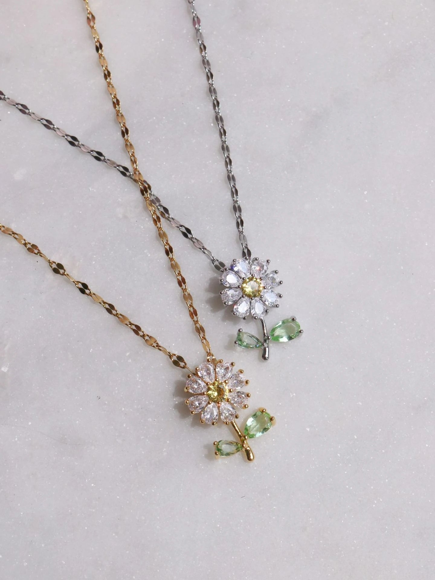 Daisy Steel Necklace