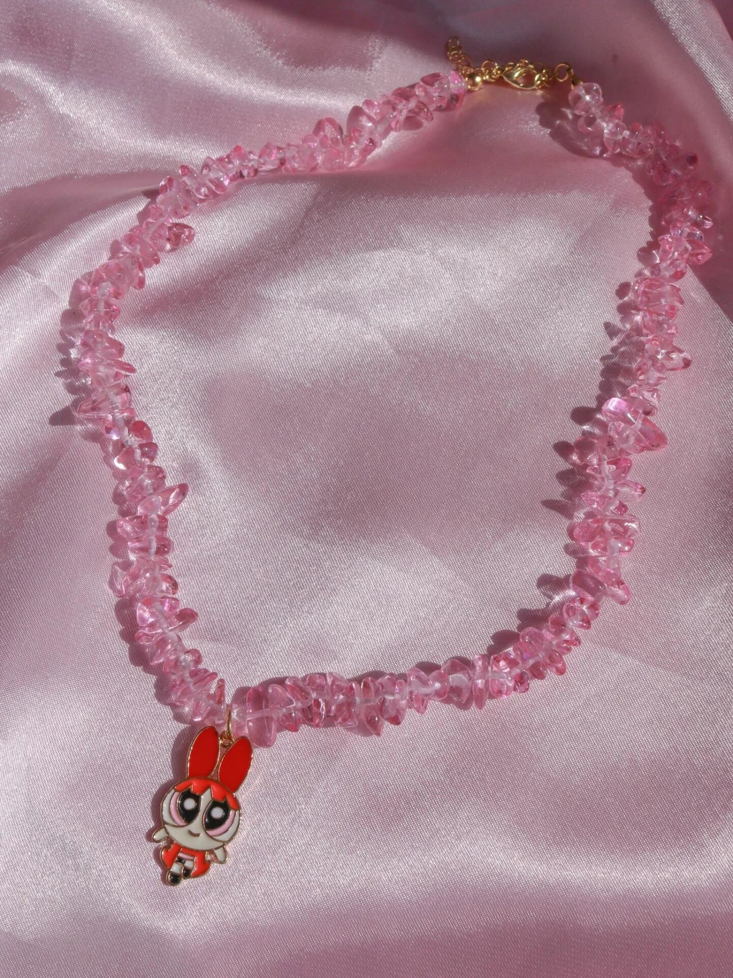 Powerpuff Friendship Necklace With Stones