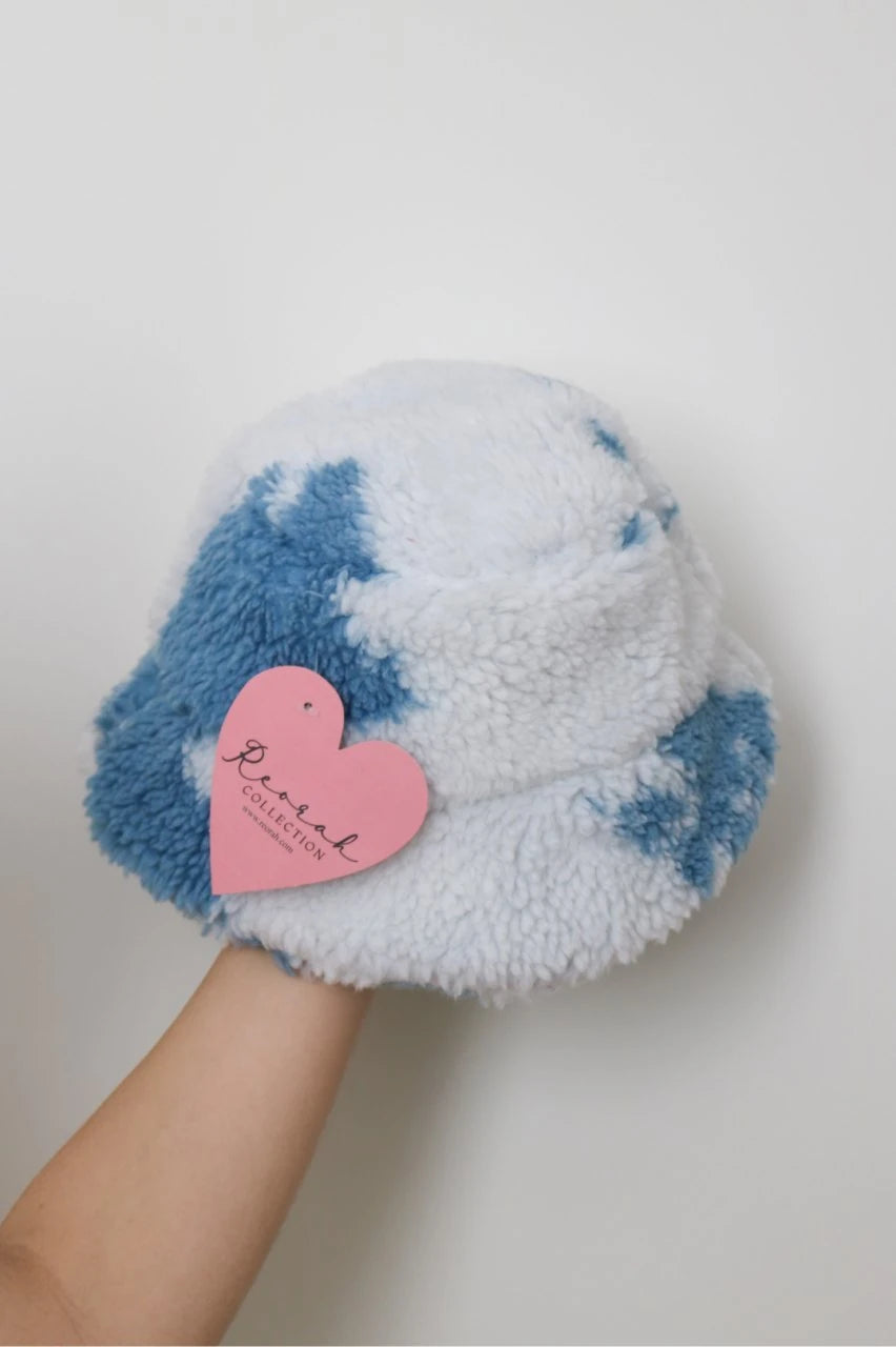 Cloud Patterned Plush Hat