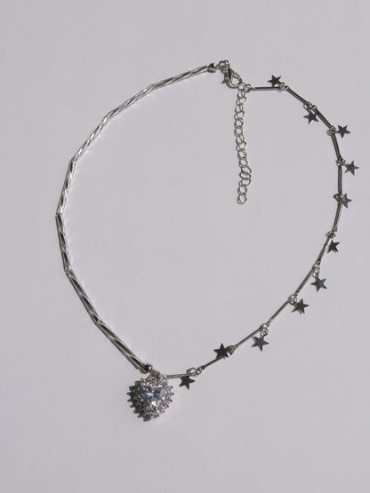 Royal Heart Star Necklace