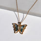 Glamorous Butterfly Steel Necklace