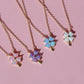 Lucky Opal Clover Necklace, 925 Sterling Silver