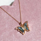 Glamorous Butterfly Steel Necklace