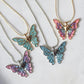 Fairy Elina Butterfly and Mermaid Pearl Necklace Set