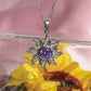 Rapunzel Purple Sun Necklace, Princess Jewelry