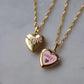 Valentines Covered Keepsake Necklace