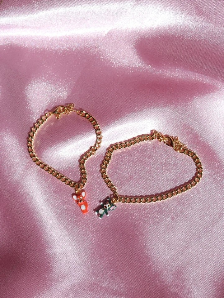 Tom And Jerry Couple Bracelet
