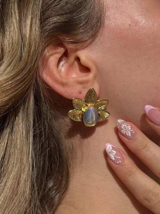 Anatolian Opal Stone Earrings