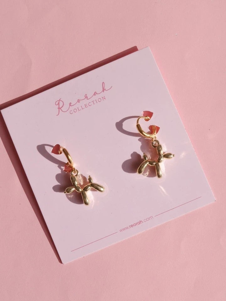 Balloon Puppy Earrings