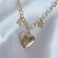 Two Letter Heart Memory Necklace