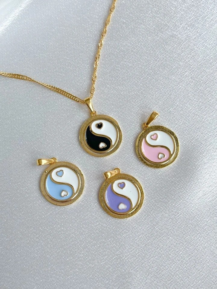 Heart Yin-Yang Necklace