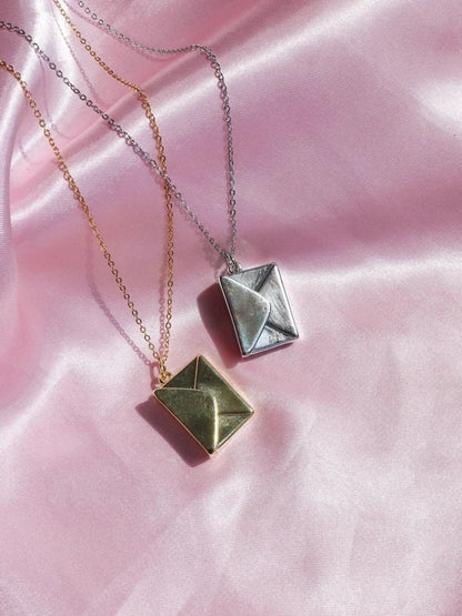 Magnetic I Love You Letter Necklace Steel