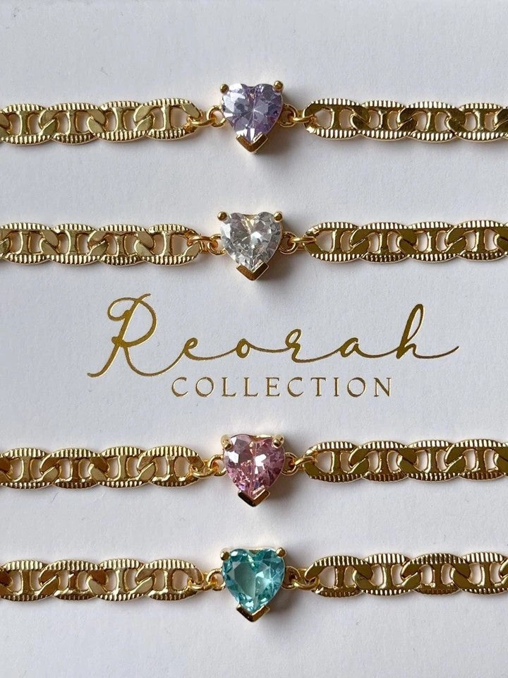 Diamond Heart Choker