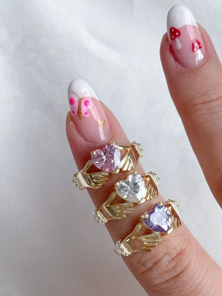 Holding Love 925 Silver Ring